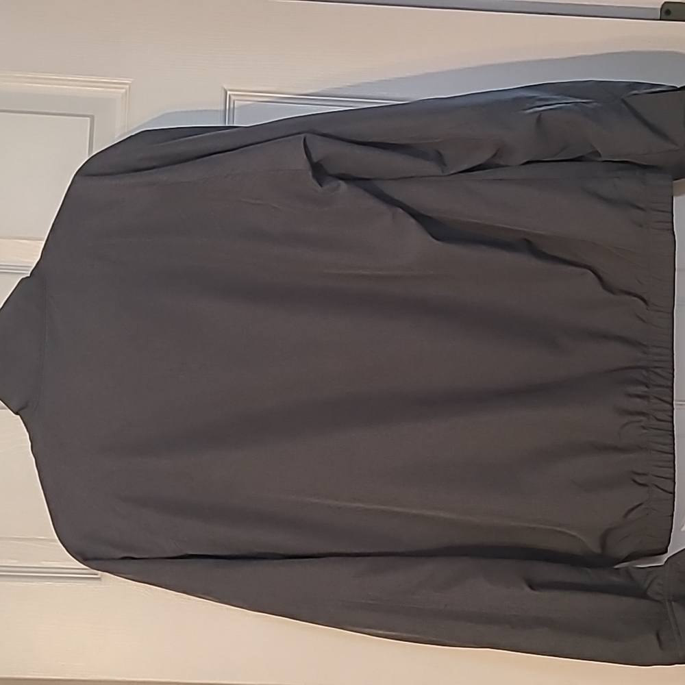 STAFFORD MENS "GRAY HEATHER"  ZIPPERED JACKET SIZE MEDIUM REGULAR FIT - Picture 10 of 11